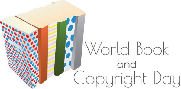 Transparent World Book and Copyright Day Beauty Blender Paper Line for World Book Day for World Book And Copyright Day