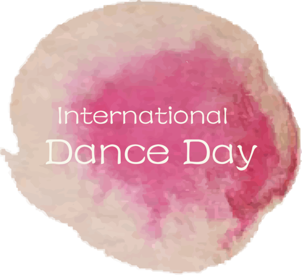 Transparent Dance Day Petal for International Dance Day for Dance Day