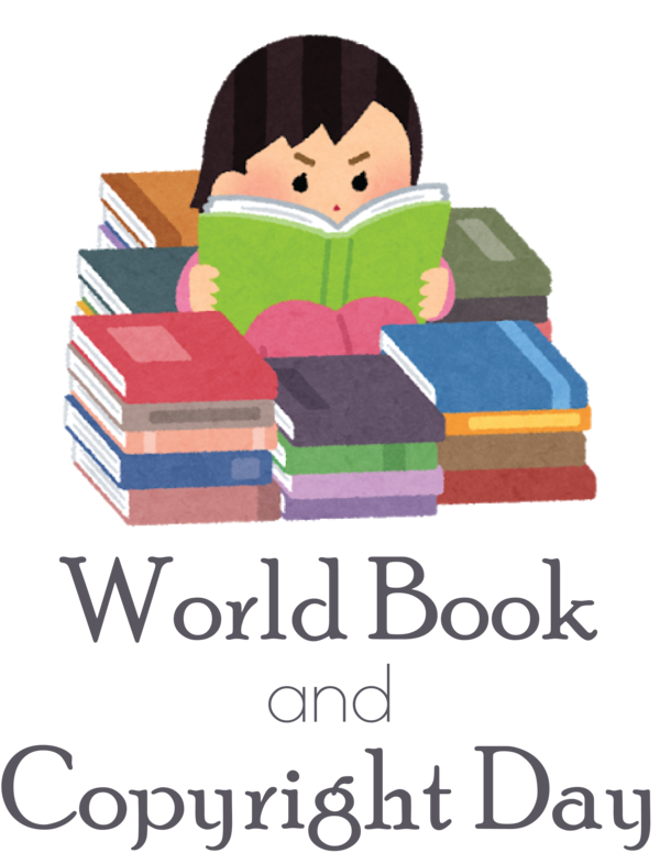 Transparent World Book and Copyright Day Book 音楽塾ヴォイス 福岡本校 Debt for World Book Day for World Book And Copyright Day