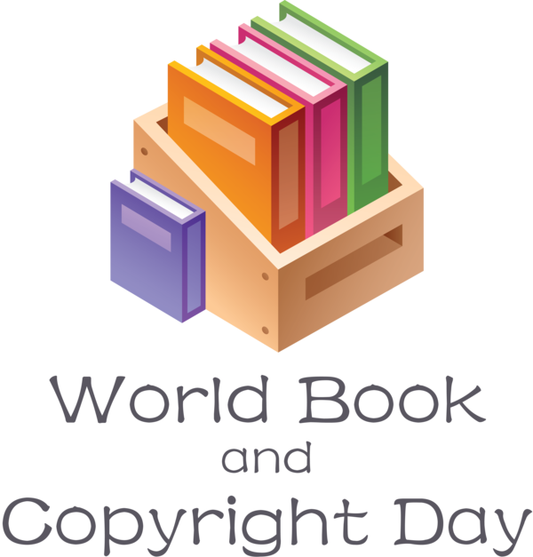 Transparent World Book and Copyright Day Composition Text Prose for World Book Day for World Book And Copyright Day
