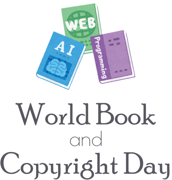 Transparent World Book and Copyright Day Line Meter for World Book Day for World Book And Copyright Day