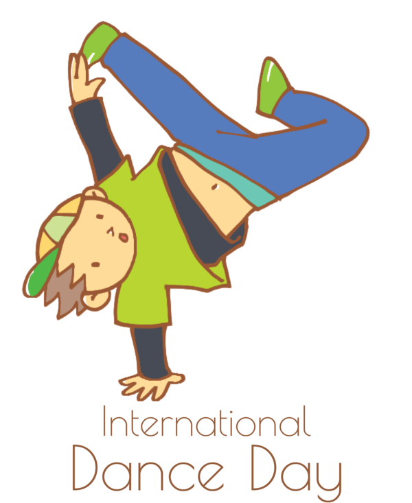 Transparent Dance Day Logo Cartoon Beak for International Dance Day for Dance Day