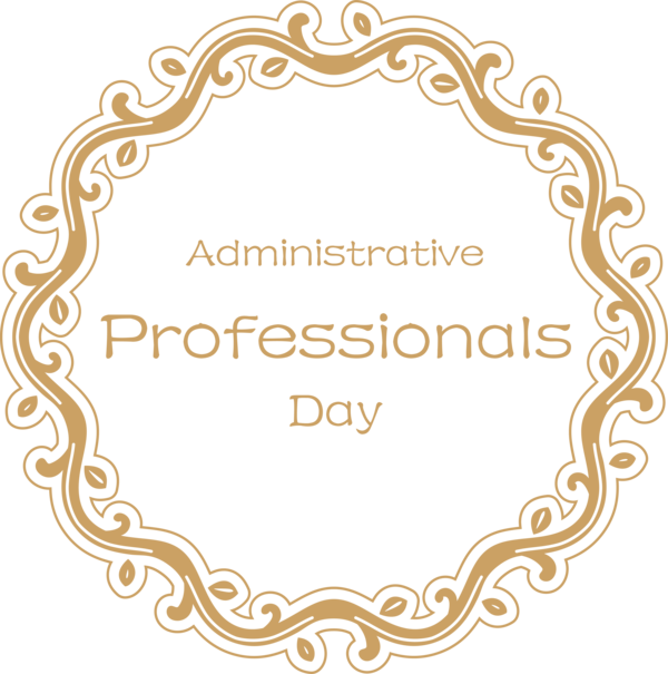 Transparent Administrative Professionals Day Design Line Font for Secretaries Day for Administrative Professionals Day