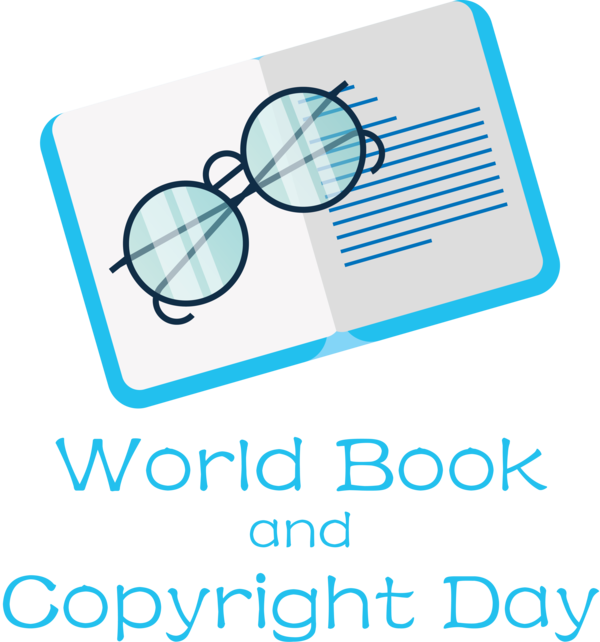 Transparent World Book and Copyright Day Diagram Line Meter for World Book Day for World Book And Copyright Day