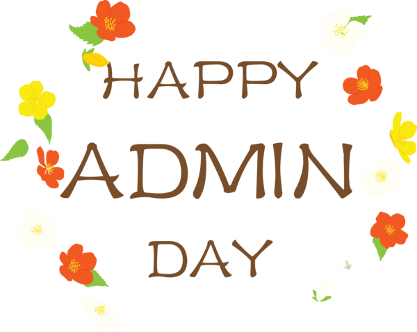 Transparent Administrative Professionals Day Floral design Leaf Petal for Admin Day for Administrative Professionals Day