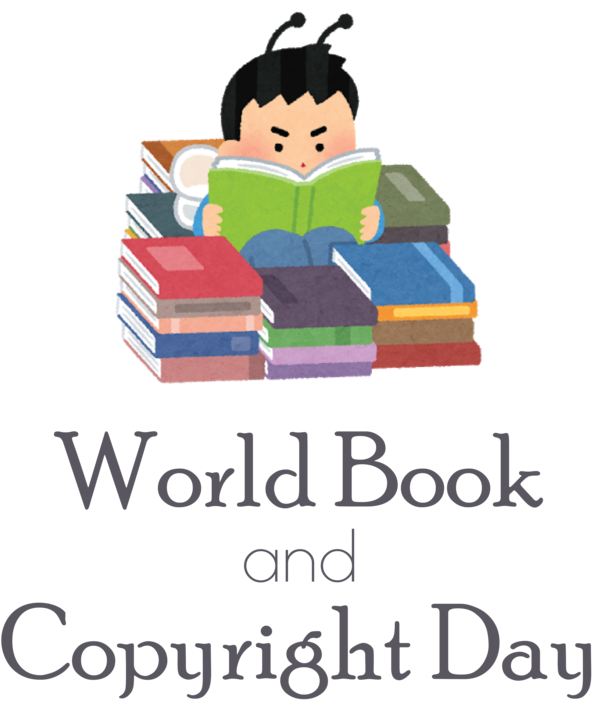 Transparent World Book and Copyright Day Book Icon Computer for World Book Day for World Book And Copyright Day