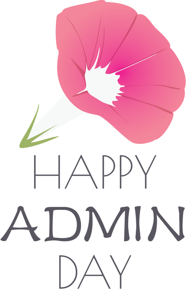 Transparent Administrative Professionals Day Flower Logo Petal for Admin Day for Administrative Professionals Day