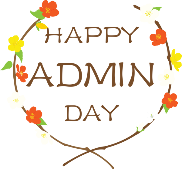 Transparent Administrative Professionals Day Floral design Leaf Petal for Admin Day for Administrative Professionals Day