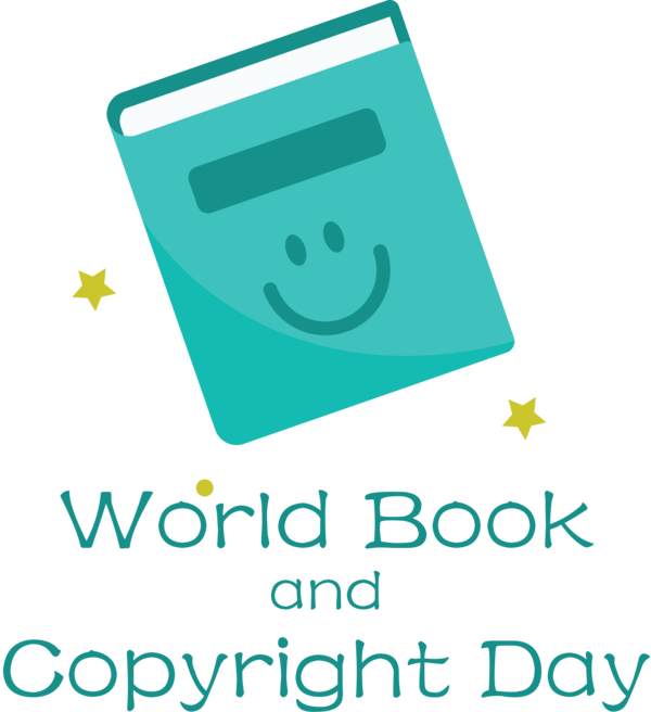 Transparent World Book and Copyright Day Logo Green Icon for World Book Day for World Book And Copyright Day