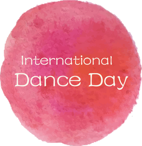 Transparent Dance Day Computer font for International Dance Day for Dance Day