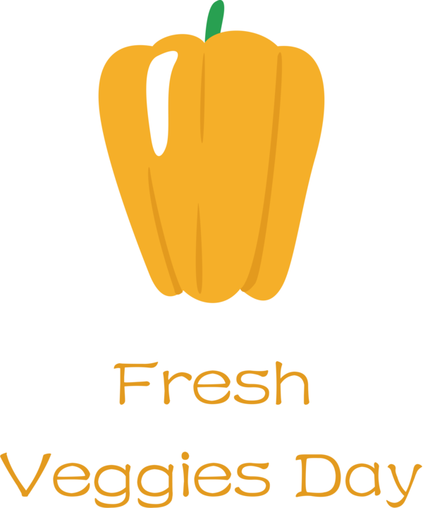 Transparent Fresh Veggies Day Logo Yellow Line for Happy Fresh Veggies Day for Fresh Veggies Day
