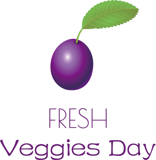 Transparent Fresh Veggies Day Logo Plant Line for Happy Fresh Veggies Day for Fresh Veggies Day