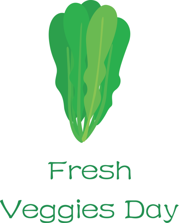 Transparent Fresh Veggies Day Logo Leaf Green for Happy Fresh Veggies Day for Fresh Veggies Day