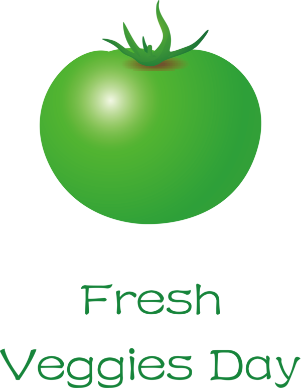 Transparent Fresh Veggies Day Natural food Logo Green for Happy Fresh Veggies Day for Fresh Veggies Day