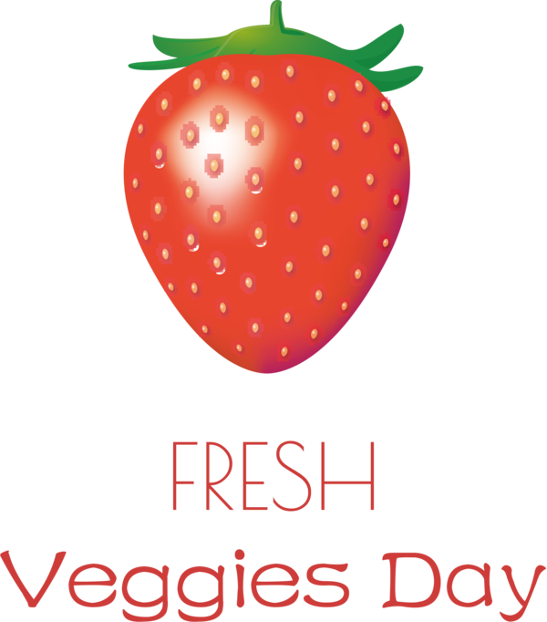 Transparent Fresh Veggies Day Natural food Superfood Strawberry for Happy Fresh Veggies Day for Fresh Veggies Day