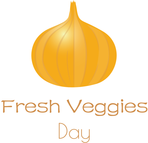 Transparent Fresh Veggies Day Pumpkin Squash Logo for Happy Fresh Veggies Day for Fresh Veggies Day