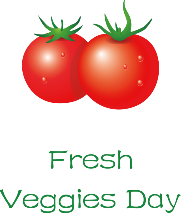 Transparent Fresh Veggies Day Bush tomato Natural food Superfood for Happy Fresh Veggies Day for Fresh Veggies Day