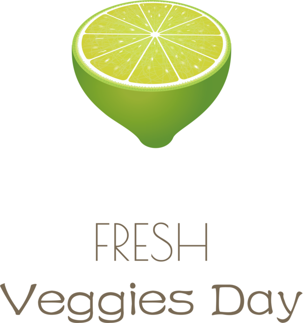 Transparent Fresh Veggies Day Lime Logo Lemon for Happy Fresh Veggies Day for Fresh Veggies Day