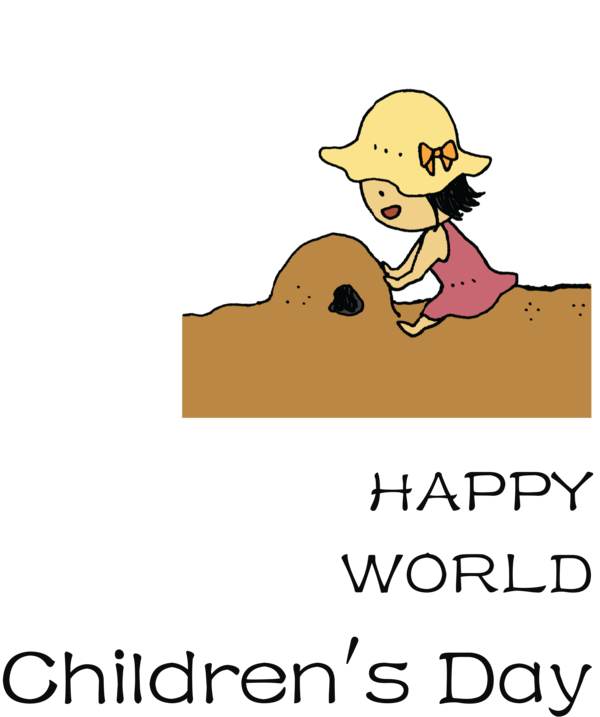 Transparent International Children's Day Meter Cartoon Happiness for Children's Day for International Childrens Day