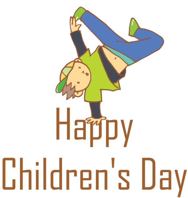 Transparent International Children's Day Logo Cartoon Meter for Children's Day for International Childrens Day