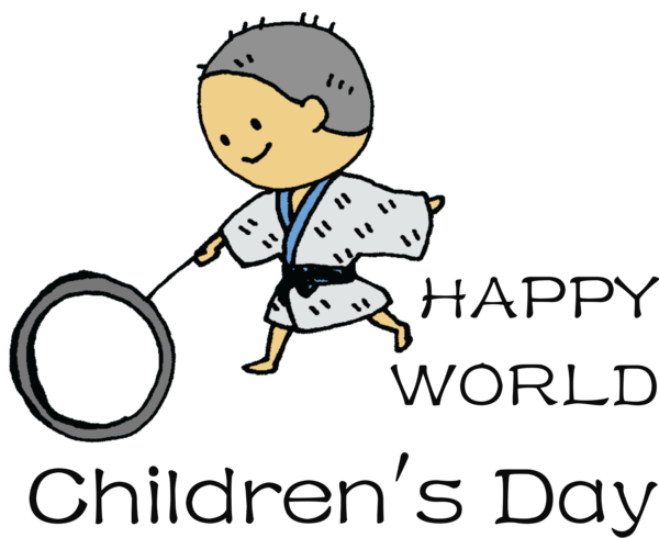 Transparent International Children's Day Cartoon Sports equipment for Children's Day for International Childrens Day