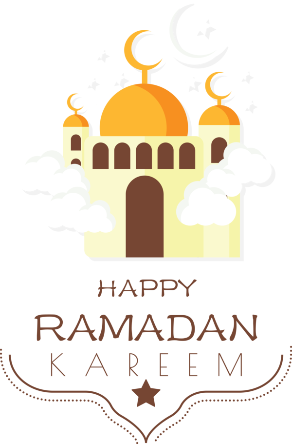 Transparent Ramadan Festival Cartoon Logo for Ramadan Kareem for Ramadan