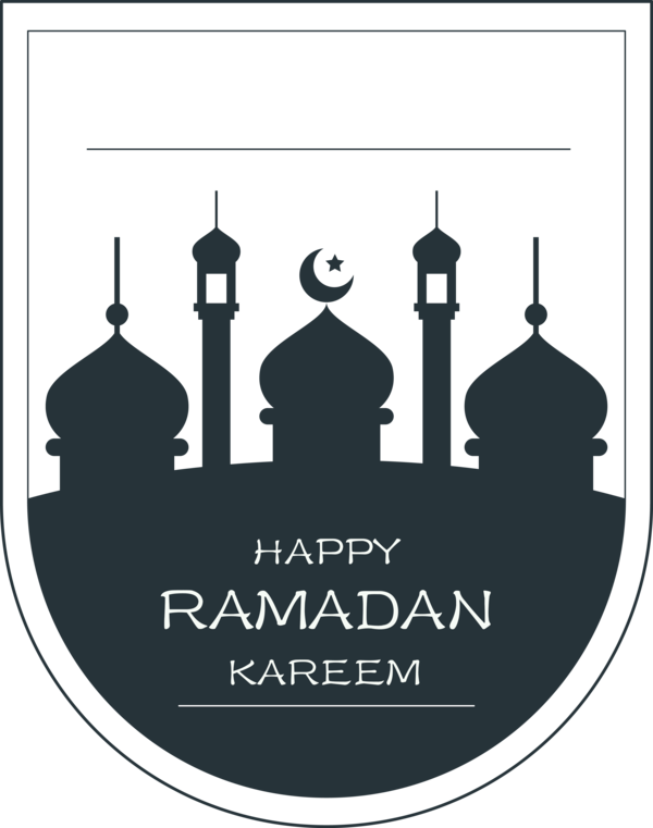 Transparent Ramadan Logo Design Watercolor painting for Ramadan Kareem for Ramadan