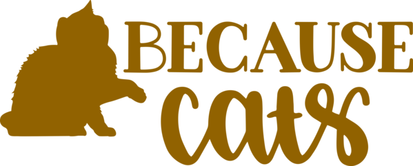 Transparent International Cat Day Logo Cartoon Yellow for Cat Quotes for International Cat Day