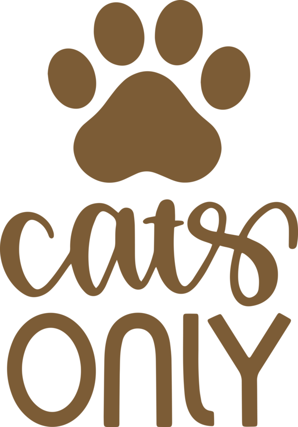 Transparent International Cat Day Snout Design Logo for Cat Quotes for International Cat Day