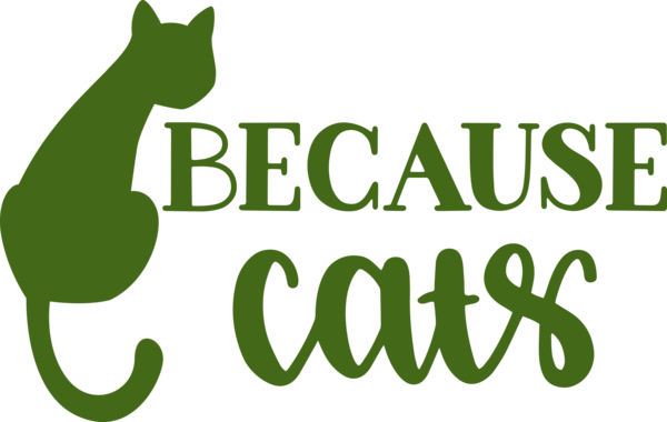 Transparent International Cat Day Cat Cat-like Logo for Cat Quotes for International Cat Day