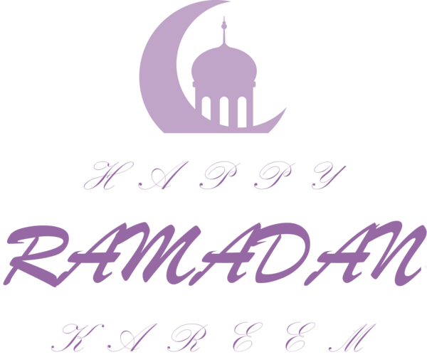 Transparent Ramadan Logo Calligraphy Line for Ramadan Kareem for Ramadan