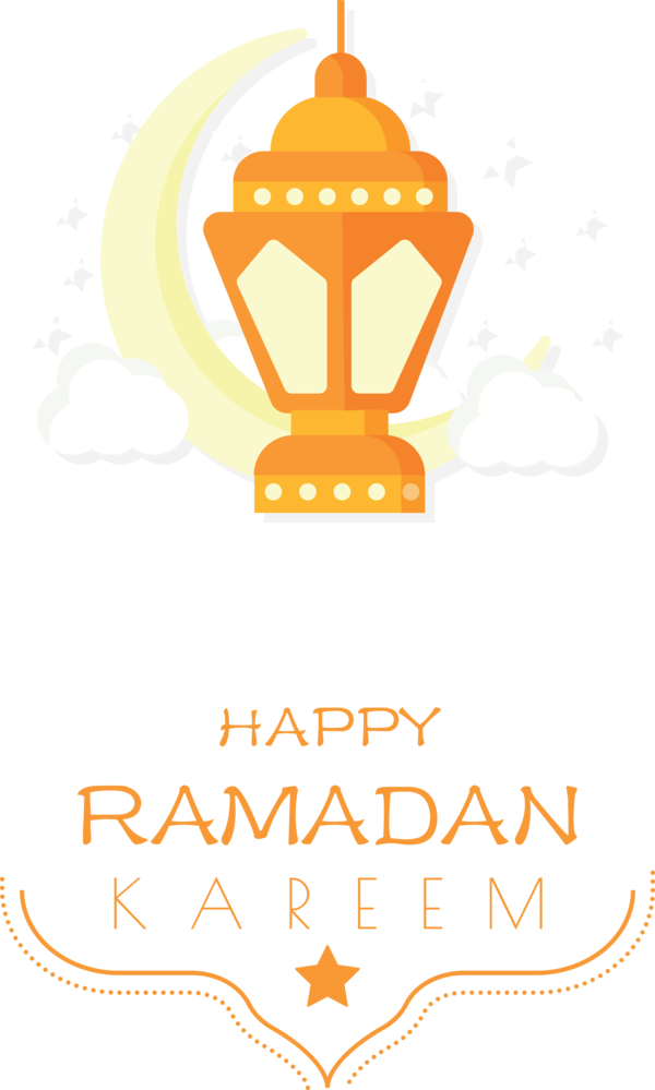 Transparent Ramadan Logo Symbol Yellow for Ramadan Kareem for Ramadan