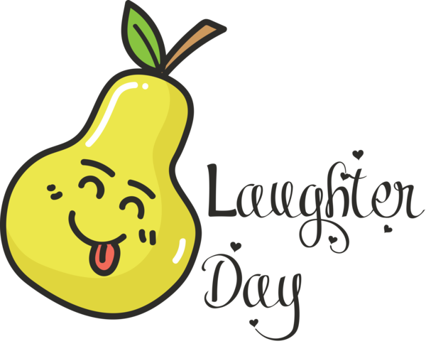 Transparent World Laughter Day Cartoon Yellow Plant for Laughter Day for World Laughter Day