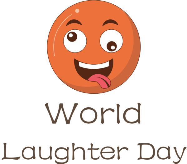 Transparent World Laughter Day Smiley Emoticon Logo for Laughter Day for World Laughter Day