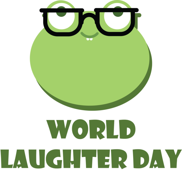 Transparent World Laughter Day Amphibians Frogs Logo for Laughter Day for World Laughter Day