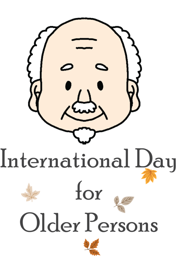 Transparent International Day for Older Persons Cartoon Happiness Behavior for International Day of Older Persons for International Day For Older Persons