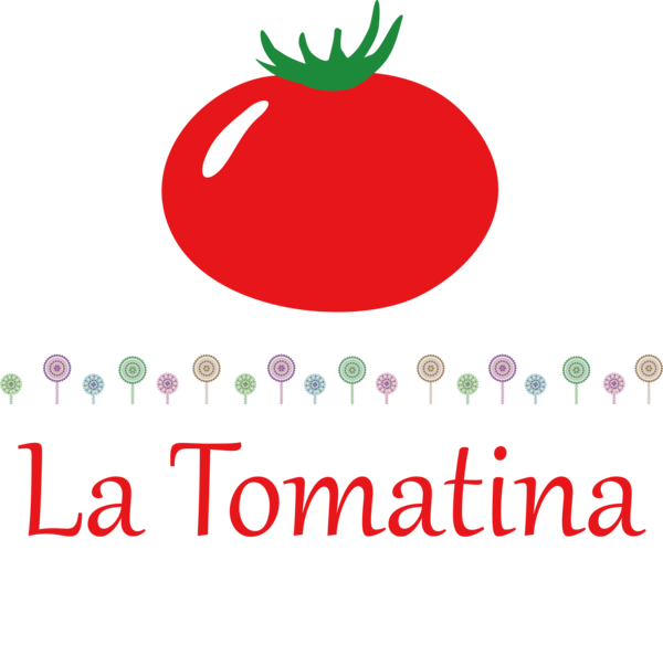 Transparent La Tomatina Logo Line Meter for La Tomatina Festival for La Tomatina