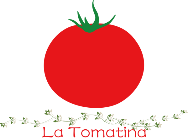 Transparent La Tomatina Natural food Tomato Superfood for La Tomatina Festival for La Tomatina