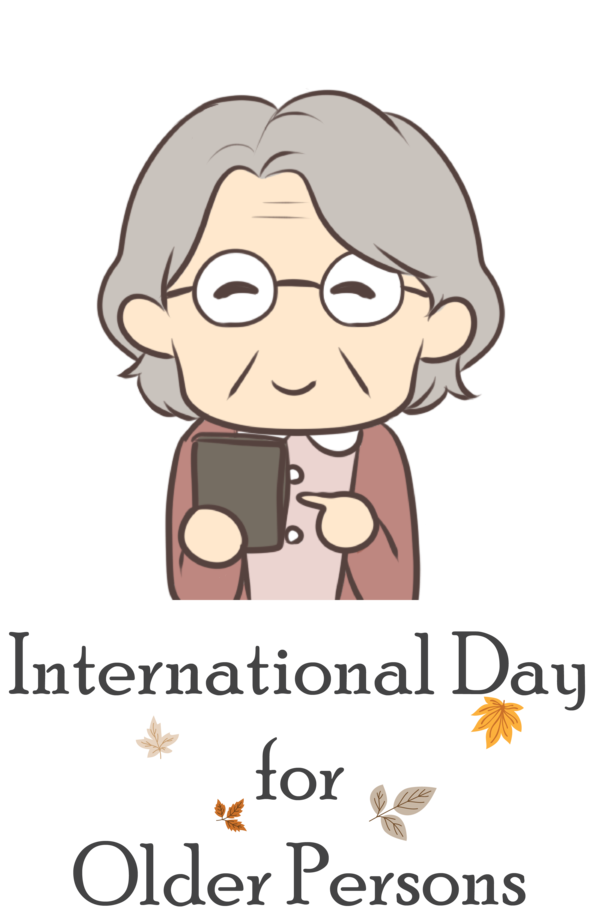 Transparent International Day for Older Persons Face Meter Cartoon for International Day of Older Persons for International Day For Older Persons