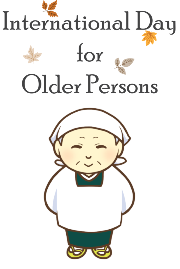 Transparent International Day for Older Persons Cartoon Toddler M Toddler M for International Day of Older Persons for International Day For Older Persons