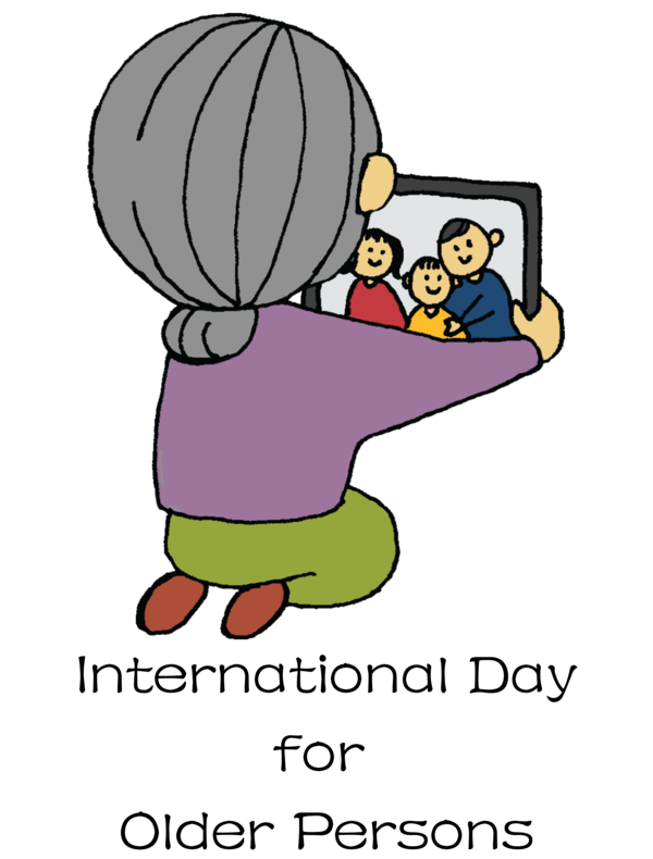 Transparent International Day for Older Persons Cartoon Biomedical engineering Toddler M for International Day of Older Persons for International Day For Older Persons