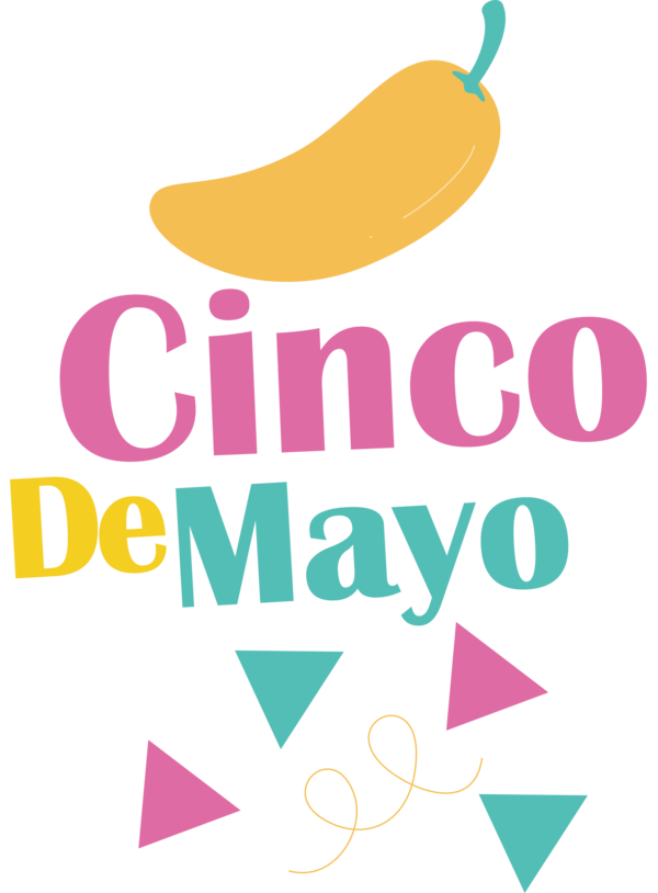 Transparent Cinco de mayo Design Logo Line for Fifth of May for Cinco De Mayo