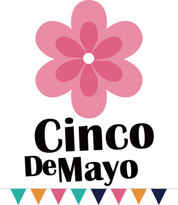 Transparent Cinco de mayo Floral design Design Logo for Fifth of May for Cinco De Mayo
