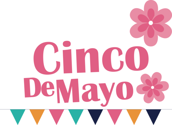 Transparent Cinco de mayo Design Logo Petal for Fifth of May for Cinco De Mayo
