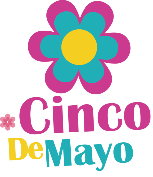 Transparent Cinco de mayo Cut flowers Floral design Logo for Fifth of May for Cinco De Mayo