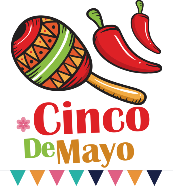 Transparent Cinco de mayo Vegetable Design Meter for Fifth of May for Cinco De Mayo