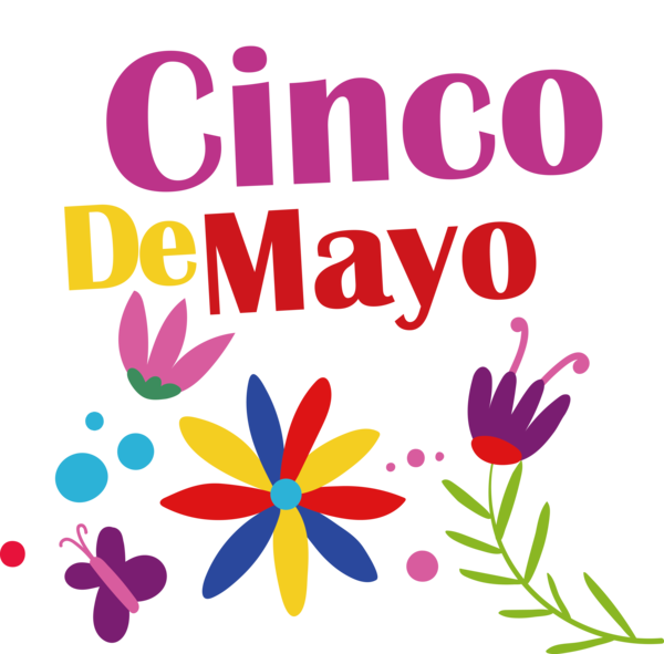 Transparent Cinco de mayo Cut flowers Floral design Flower for Fifth of May for Cinco De Mayo