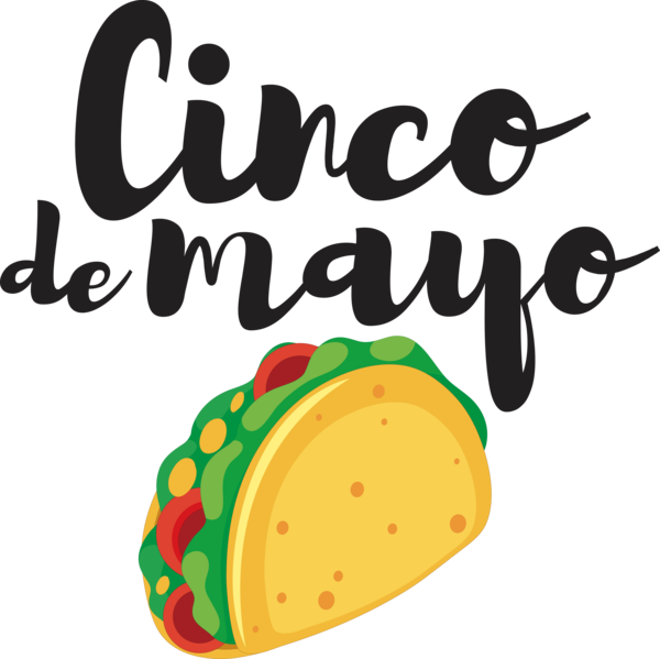 Transparent Cinco de mayo Logo Line Design for Fifth of May for Cinco De Mayo