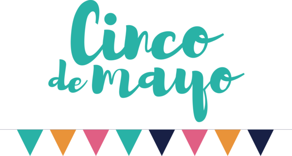 Transparent Cinco de mayo Logo Line Meter for Fifth of May for Cinco De Mayo