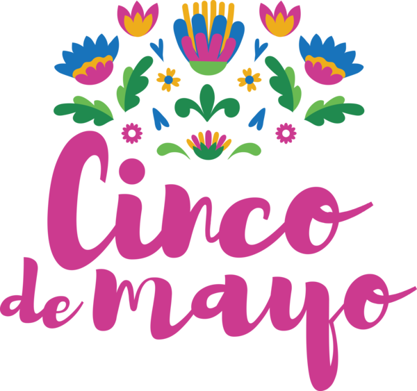 Transparent Cinco de mayo Drawing Ornament for Fifth of May for Cinco De Mayo